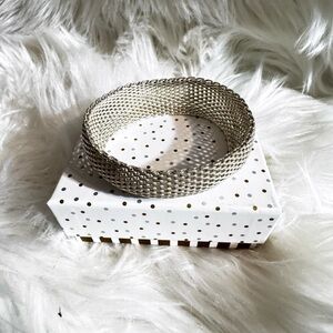 Elegant Silver Mesh Bracelet